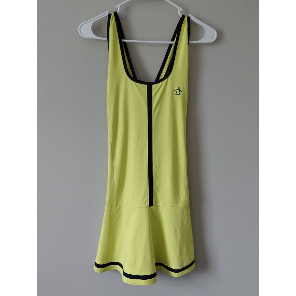Yellow Tennis Dress with Navy Trim - Original Penguin
